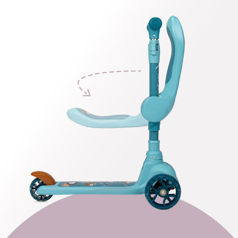 MoMi Kiuru Scooter And Ride-On - Blue