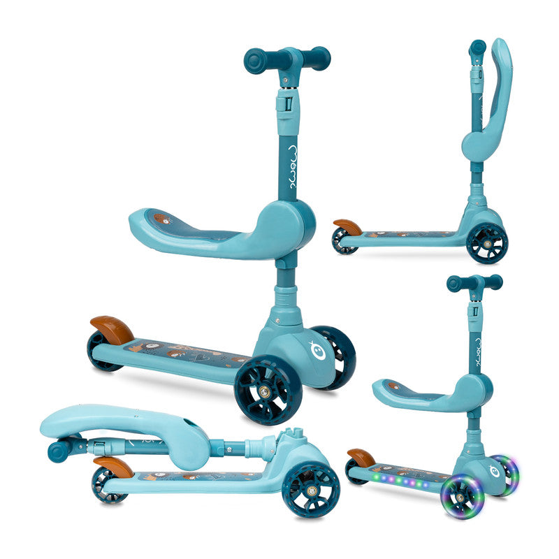 MoMi Kiuru Scooter And Ride-On - Blue