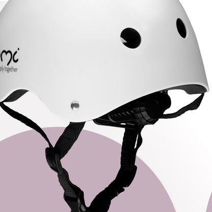 MoMi Mimi Helmet - Mat White