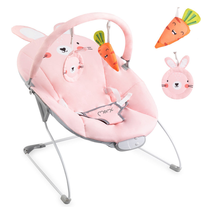 MoMi Glossy Bunny Baby Bouncer