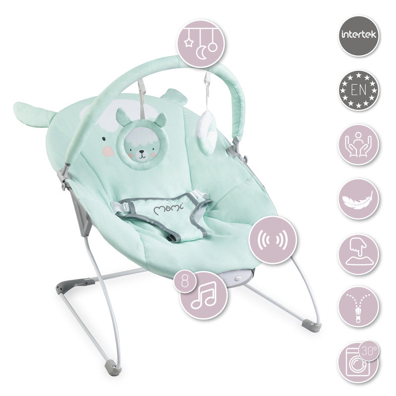 MoMi Glossy Lama Baby Bouncer