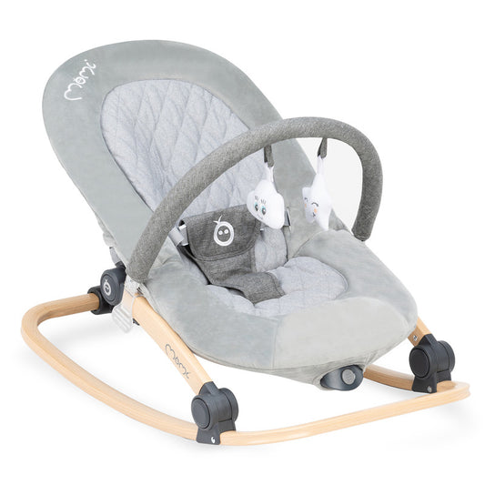 MoMi Lumiwood Bouncer - Grey