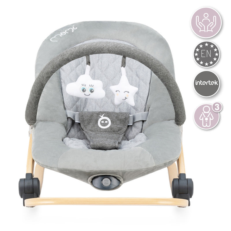 MoMi Lumiwood Bouncer - Grey