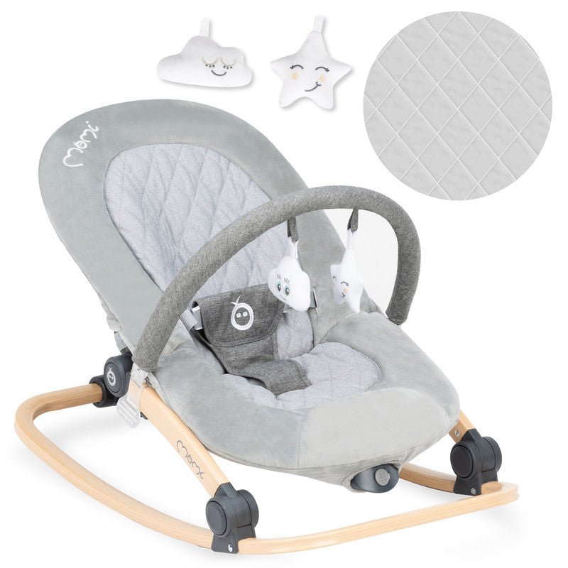 MoMi Lumiwood Bouncer - Grey