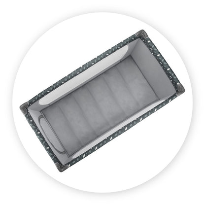 MoMi Belove Travel Crib - Gray