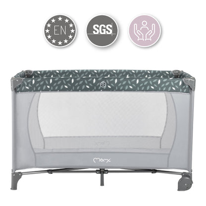 MoMi Belove Travel Crib - Gray