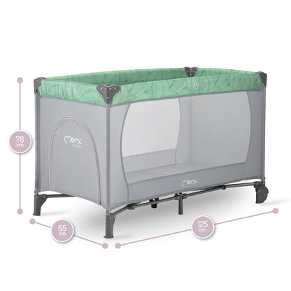 MoMi Belove Travel Crib - Jade