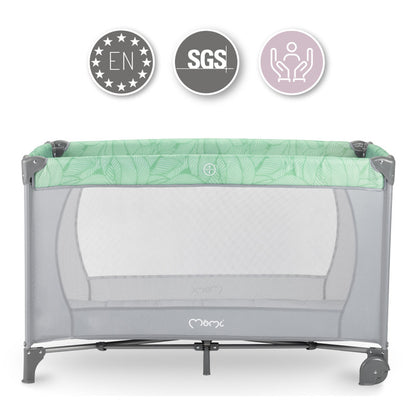MoMi Belove Travel Crib - Jade