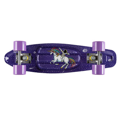 MoMi Qkids Galaxy Skateboard - Unicorn