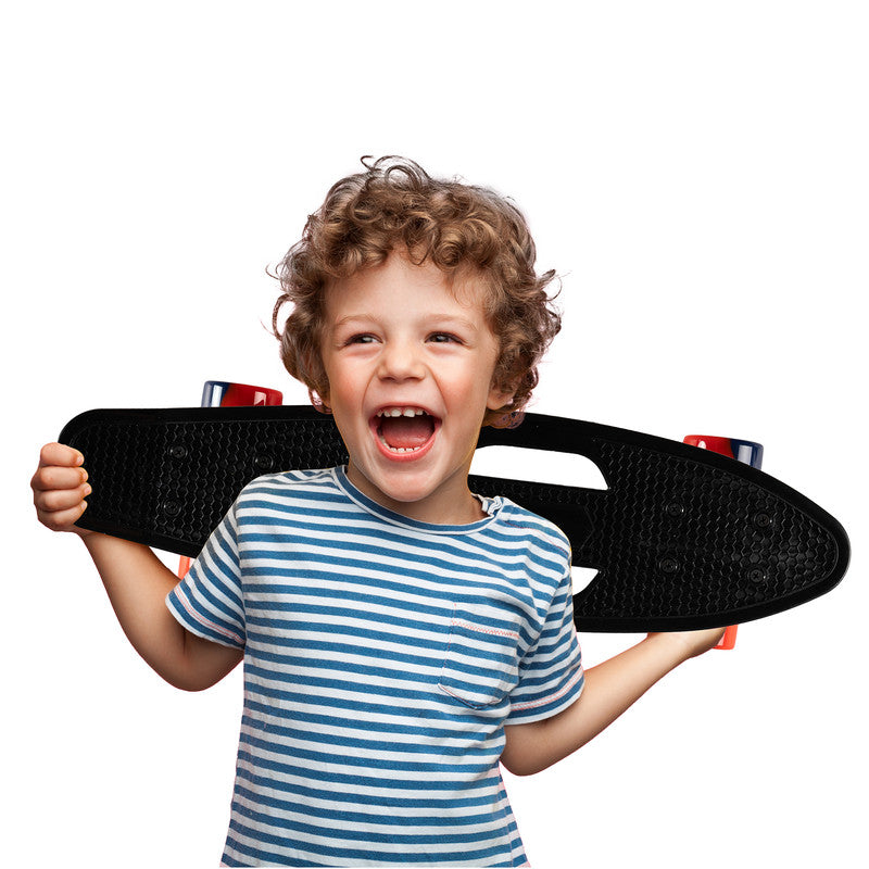 MoMi Qkids Galaxy Skateboard - Navy Blue