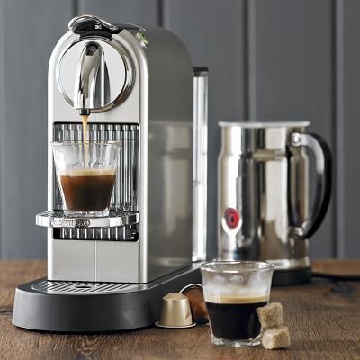 Nespresso Citiz Coffee Machine Silver/Grey