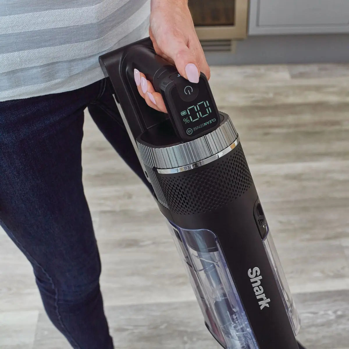 Shark Stratos Cordless Stick Vacuum Cleaner, Pet Pro Model [Double Battery] IZ420MET
