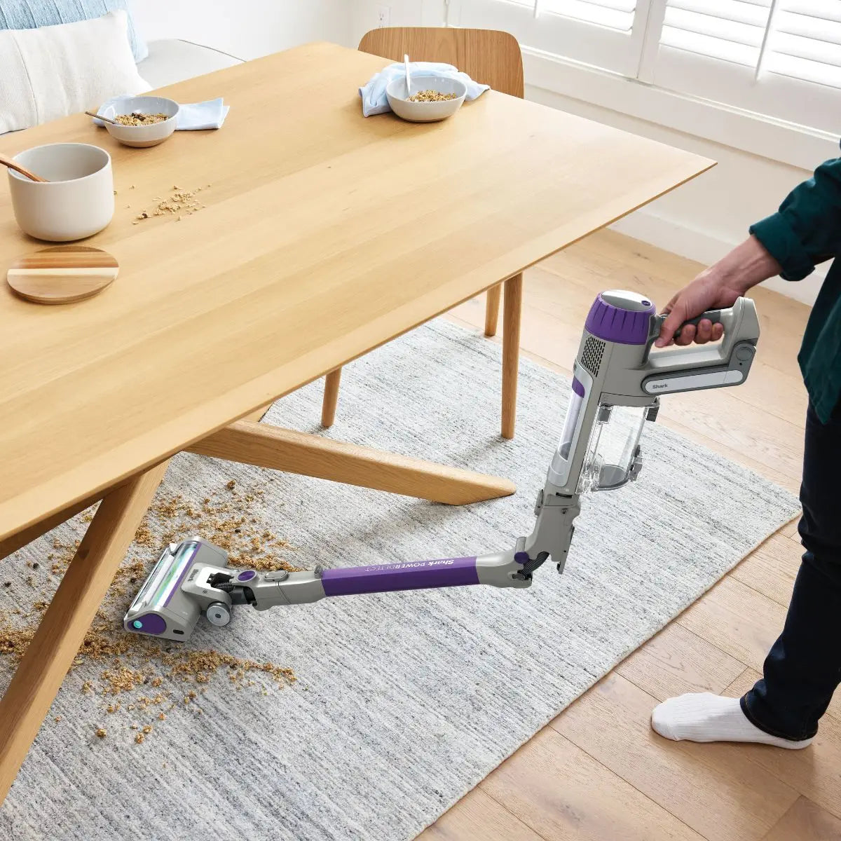 Shark PowerDetect Cordless Vacuum Cleaner IP1251MET - Mocha Grey / Brass