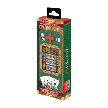 My Arcade Casino Pixel Pocket Pro Portable Handheld Gaming System