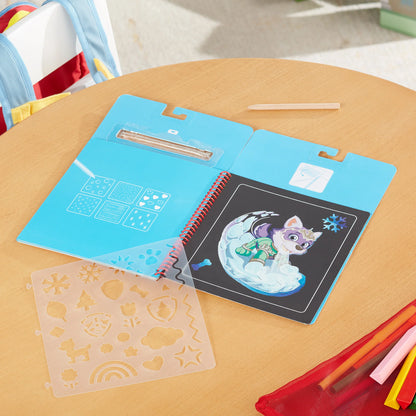 Melissa and Doug Paw Patrol Scratch Art Pad - Skye