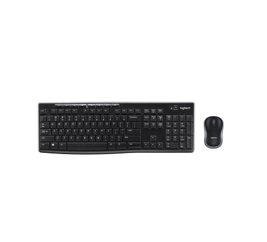 Logitech Wireless Combo MK270 With Keyboard And Mouse - Black