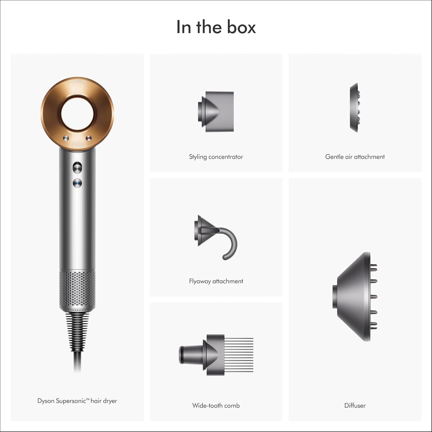 Dyson Supersonic™ Hair Dryer Nickel/Copper