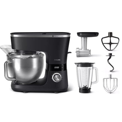 Philips Series 7000 Kitchen Machine with Accessories - Black - HR7962/21