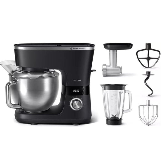 Philips Series 7000 Kitchen Machine with Accessories - Black - HR7962/21