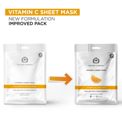 THE MAN COMPANY Vitamin C Sheet Mask 25ml