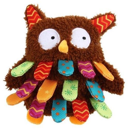 Gigwi Plush Friendz Owl with Squeaker