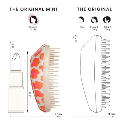 Tangle Teezer Original Mini- Printed Orange Multi