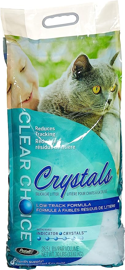 Clear Choice Silica Crystal Cat Litter White 13.6kg