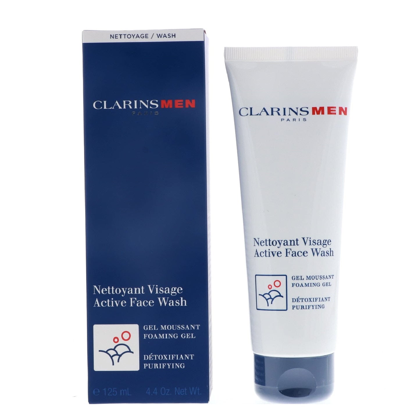 Clarins Men Active Foaming Gel Face Wash 125ml