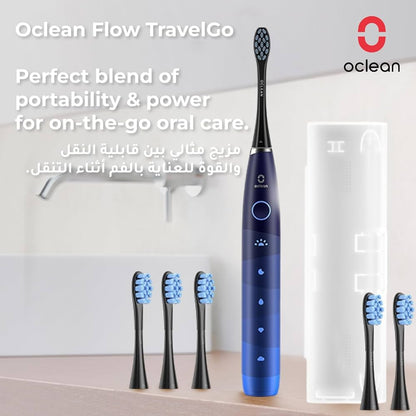 Oclean Flow Travel Go Lightweight Travel Toothbrush Blue