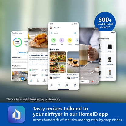 Philips Dual Basket AirFryer 3000 Series - Black