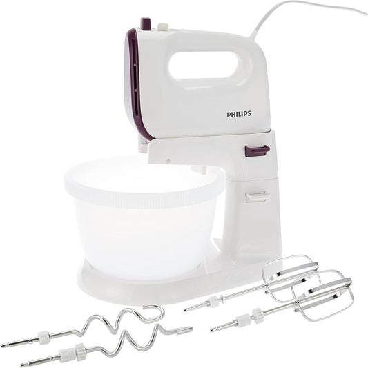Philips Mixer - White/Purple - HR3745/11 - UAE Version