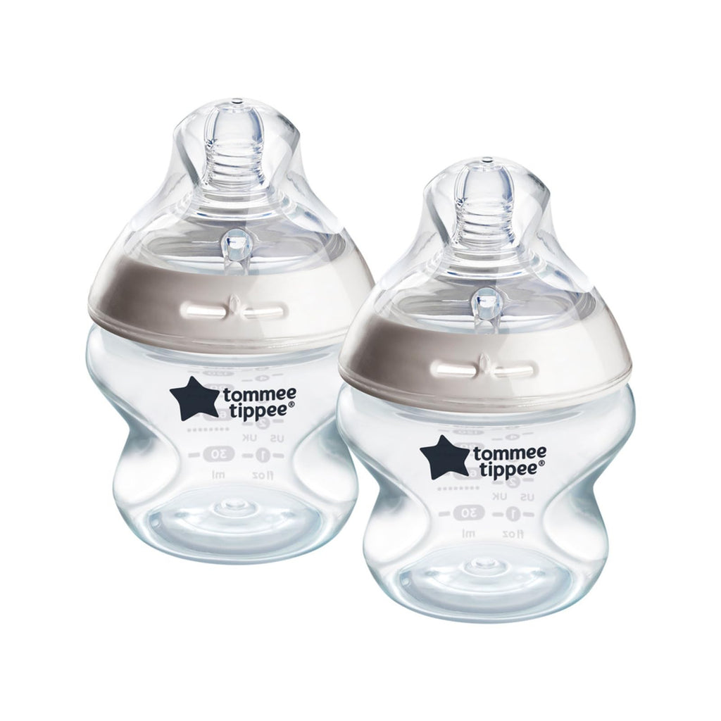 Tommee Tippee - Closer to Nature Silicone Baby Bottle - 5oz, Pack of 2