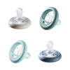 Tommee Tippee - Breast-Like Soother, Skin-Like Texture, Symmetrical Orthodontic Design, BPA-Free, 0-6m, Pack of 4 - Boy