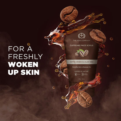 THE MAN COMPANY Coffee Arabica And Aloe Vera Face Scrub 100g