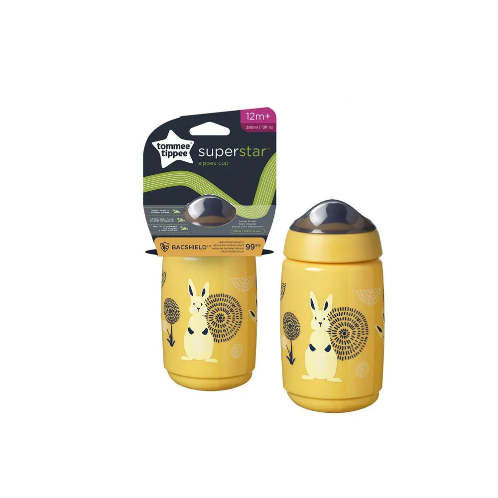 Tommee Tippee - Trainer Sippee Cup│Kid's Sipper│Leak & Shake-Proof│yellow│300ml│6m+
