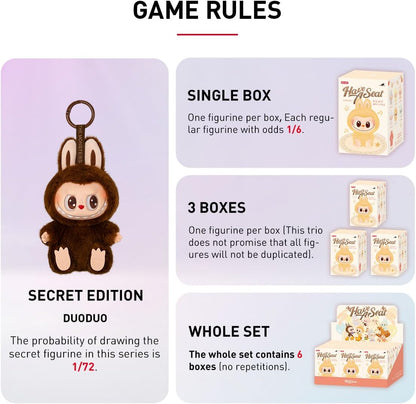 Pop Mart Labubu The Monsters Have a Seat Vinyl Plush Blind Box - Assorted 1pc