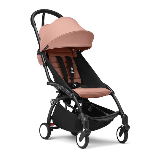 Stokke YOYO3 Black Frame & 6+ Ginger Bundle