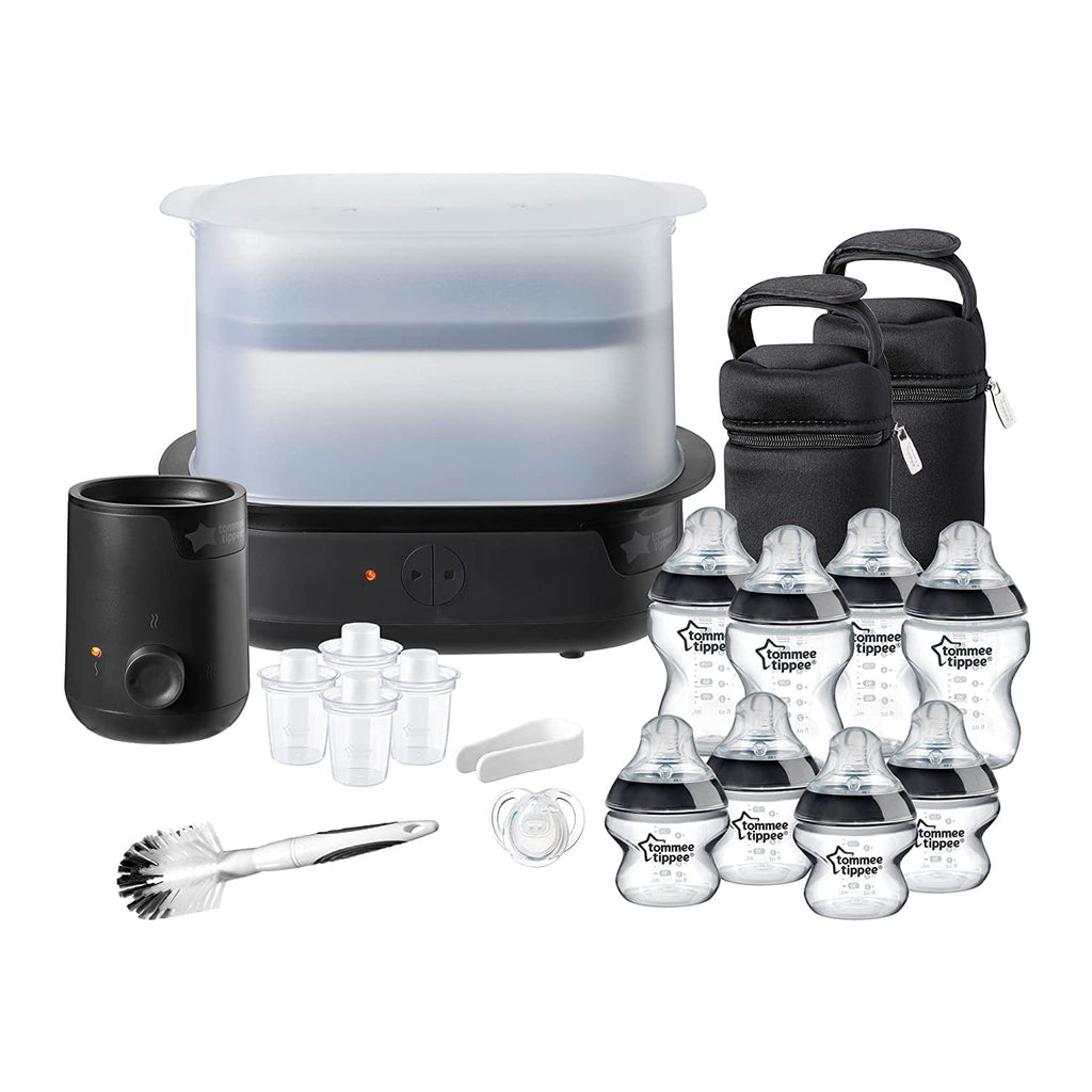 Tommee Tippee - Closer to Nature Complete Feeding Kit - Black