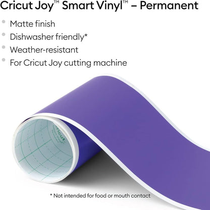 Cricut Smart Permanent Matte Vinyl (5.5in x 48in) - Purple