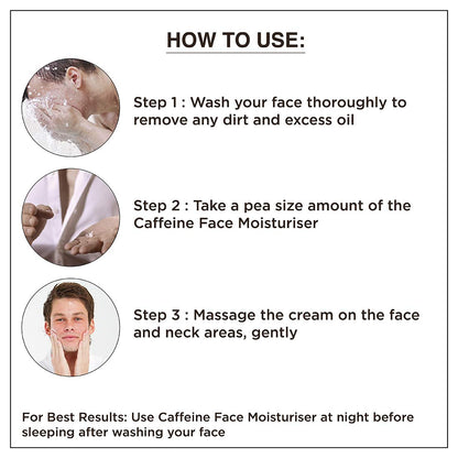 THE MAN COMPANY Caffeine Face Moisturizer 50g