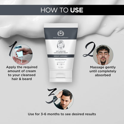 THE MAN COMPANY Anti Graying Hair And Beard Cream