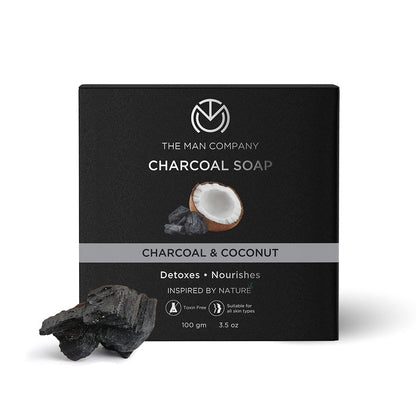THE MAN COMPANY Charcoal And Coconut Soap 100g