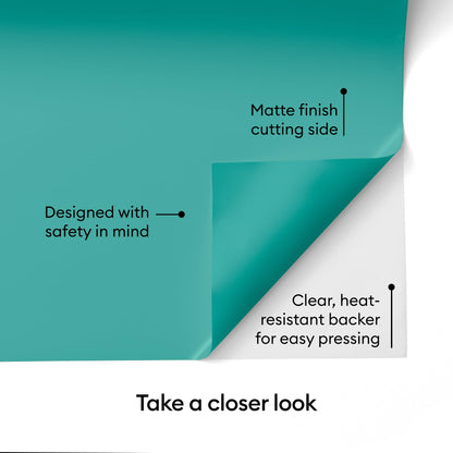 Cricut® Value Teal Iron-On (12 in x 20 ft) - HTV Heat Transfer Vinyl
