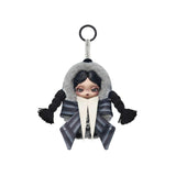 Pop Mart Skullpanda X Wednesday Nevermore Academy Plush Doll Pendant Box
