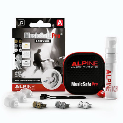 Alpine MusicSafe Pro Ear Plugs - Reusable Earplugs - Clear