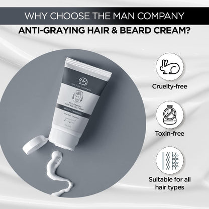 THE MAN COMPANY Anti Graying Hair And Beard Cream