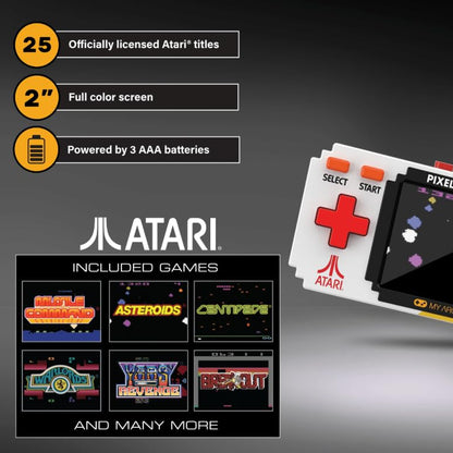 My Arcade Atari Pixel Pocket Pro Gaming Console