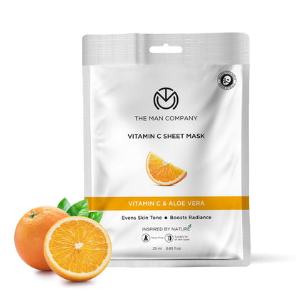 THE MAN COMPANY Vitamin C Sheet Mask 25ml