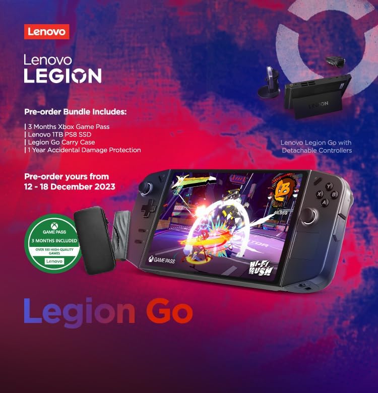 Lenovo Legion Go, Handheld Gaming 512gb