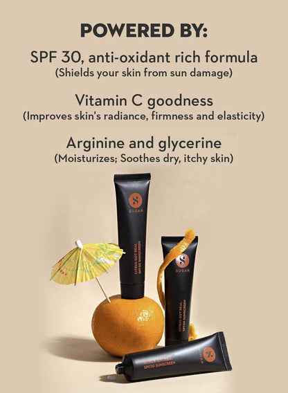 Sugar Citrus Got Real Spf30 Sunscreen